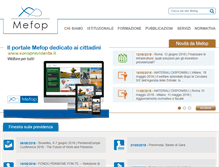 Tablet Screenshot of cometafondo.mefop.it