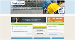 Desktop Screenshot of fondenergia.mefop.it